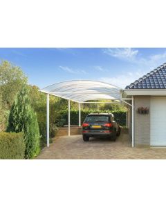 Pext aluminium carport CP10 boog 350 x 406 cm