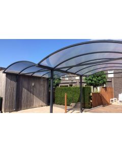 Pext aluminium dubbele boog carport CP20 - 800x606cm
