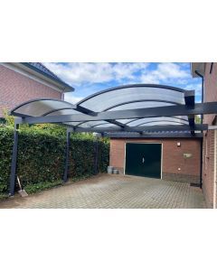 Pext dubbele boog CP25 zonder midden staanders - 500x306cm