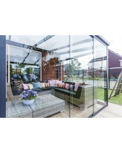 Fiano glazen schuifwand 6 Rails | Deponti