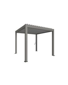 Pergola 4x3 Kwartsgrijs - 404x312x264cm - Biohort