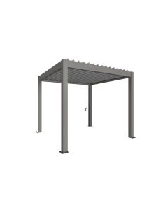 Pergola 3x3,5 Kwartsgrijs - 312x367x264cm - Biohort