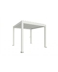 Pergola 4x3 Wit - 404x312x264cm - Biohort