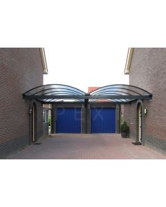 Pext dubbele boog CP25 zonder midden staanders - 600x606cm