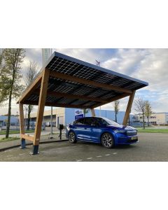 Solar Carport SC10 W - 548 x 551 cm | Incl. panelen