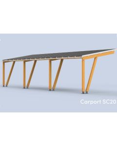 Solar Carport SC20 - 465 x 529 cm | Excl. panelen
