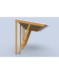 Solar Carport SC30 - 465 x 529 cm | Excl. panelen