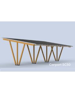 Solar Carport SC50 - 350 x 1059 cm | Excl. panelen