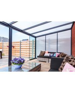 Veranda zijwand Polycarbonaat - 250 cm | Deponti